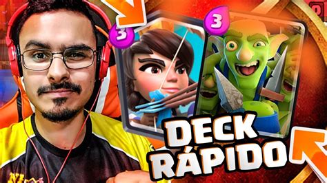 Deck R Pido Para Arena E No Clash Royale Gangue De Goblins E