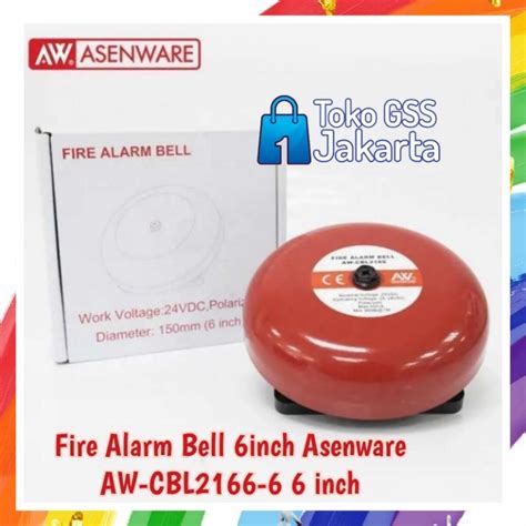 Jual Fire Alarm Bell Inch Asenware Aw Cbl Inch Shopee Indonesia