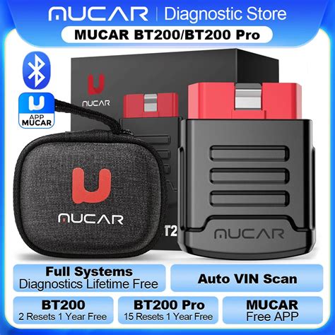 Mucar Bt Bt Pro Obd Bluetooth Diagnostic Tool Full System