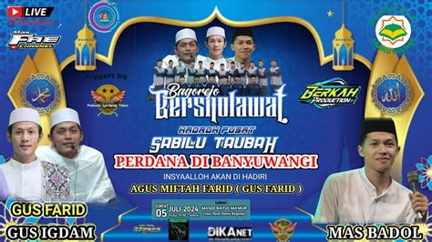 Live Bagorejo Bersholawat Bersama Majelis Sabilu Taubah Pusat Blitar