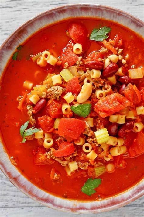 Olive Garden Pasta E Fagioli Soup Copykat Recipes