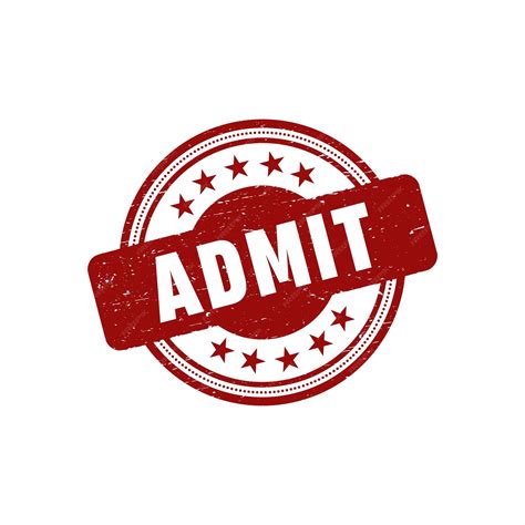 premium vector admit grunge rubber stamp vector illustration