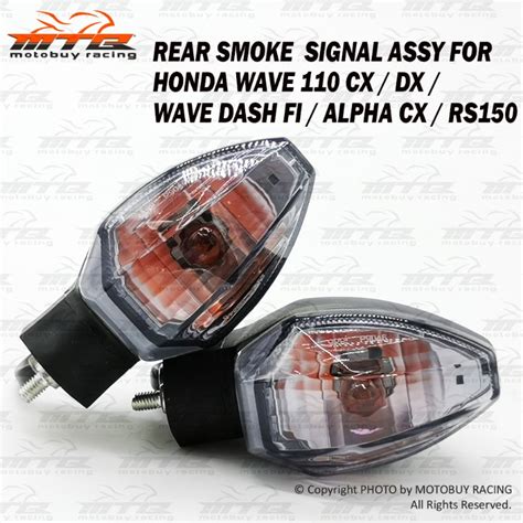 Honda Wave Cx Dx Wave Dash Fi Alpha Cx Rs Rear Smoke