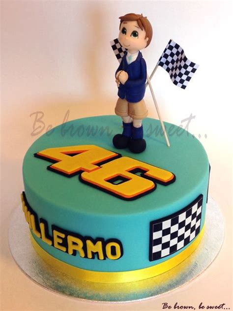 Tarta de Comunión para un seguidor de Valentino Rossi Tartas de