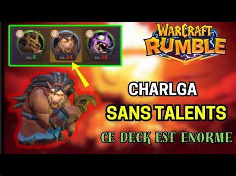 WARCRAFT RUMBLE Donjon HACHE TRIPES Deck Stratégie YouTube