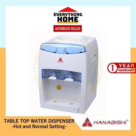 Hanabishi Hot Normal Table Top Water Dispenser Httwd Lazada Ph