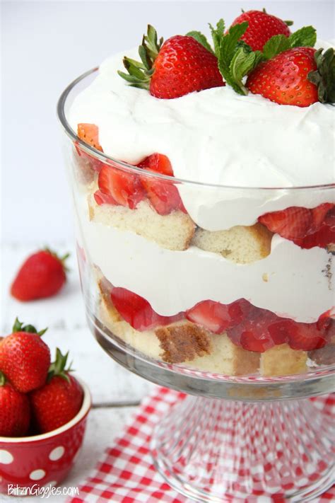 Strawberry Shortcake Trifle Bitz And Giggles