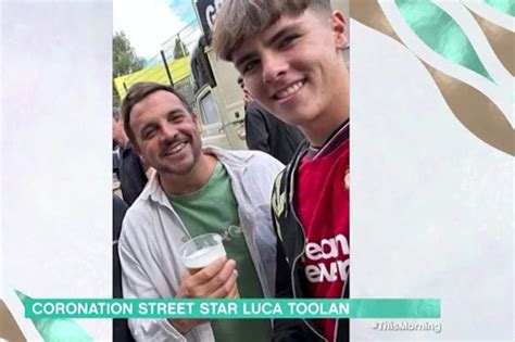 Coronation Street's Luca Toolan shares 'hate' as famous dad shows support