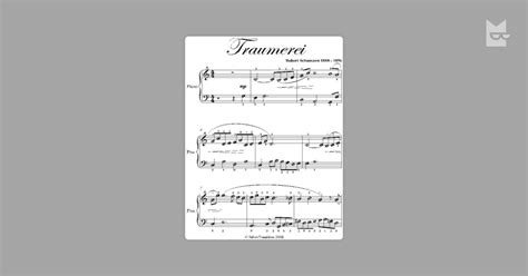 Traumerei Easy Piano Sheet Music By Robert Schumann Read Online On Bookmate