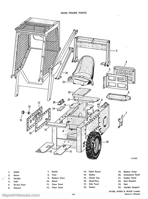 Bobcat 500 600 610 Loaders Operators Manual