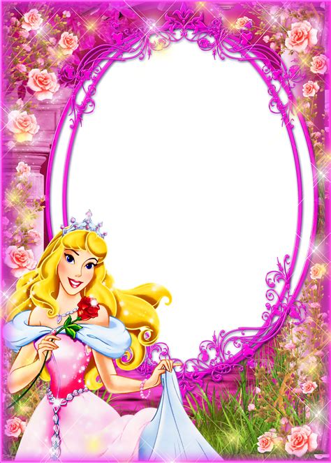 Imagens Png Fundo Transparente Grátis Frames Png Princesas Disney E Flores