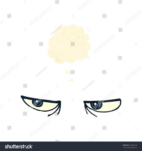 Retro Cartoon Angry Eyes Stock Photo 149665418 Shutterstock