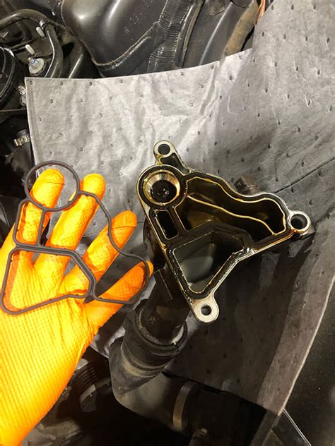 Bmw Oil Leak Fix Oil Filter Housing Gasket With Photos