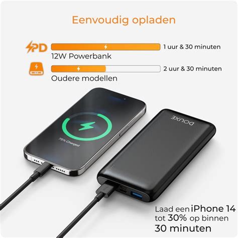 Douxe Fast Charge Powerbank M A H Powerbank W Dual A