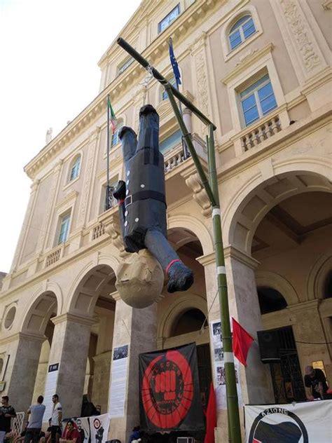 Mussolini Clashes With Macerata Mayor Over Duce Pinata Topnews Ansait