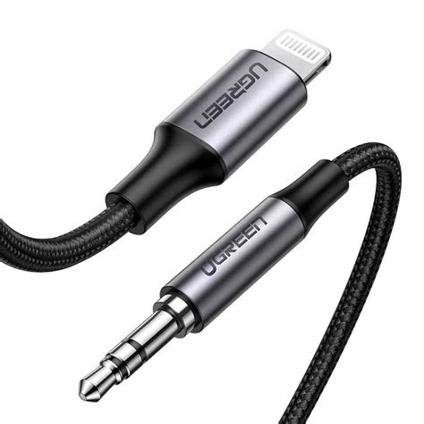 Ugreen Mfi Apple Certified Lightning To Mm Braided Aux Cable