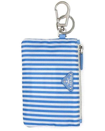 Blue Prada Wallets And Cardholders For Men Lyst