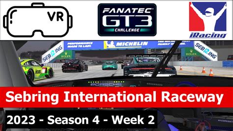 Iracing Vr Porsche Sebring Gt Fanatec Challenge