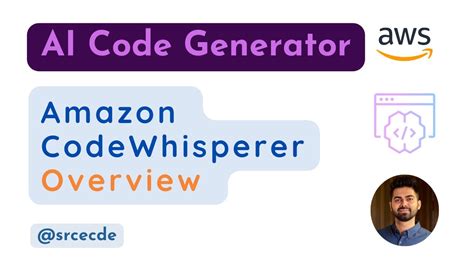 Amazon CodeWhisperer Overview AI Code Generator YouTube