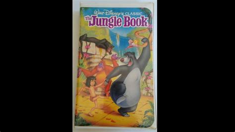 Opening To The Jungle Book Vhs Version Youtube