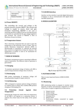 IRJET Battery Management System PDF