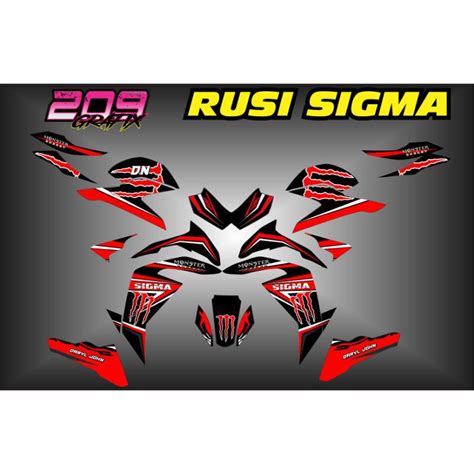 Rusi Sigma Full Body Decals Shopee Philippines