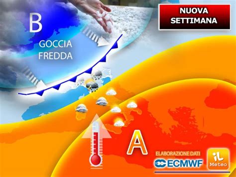 Meteo Nuova Settimana Una Goccia Fredda Punta L Italia Attesi