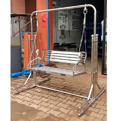 Modern SS304 Stainless Steel Garden Jhula 2 Seater At Rs 25000 In Belagavi