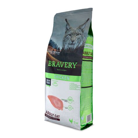 Alimento Gatos Libre De Granos Bravery 7 Kg Petco México