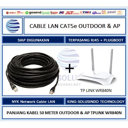 Jual Kabel Lan Outdoor Meter Ftp Dan Access Point Tp Link Tl Wr N