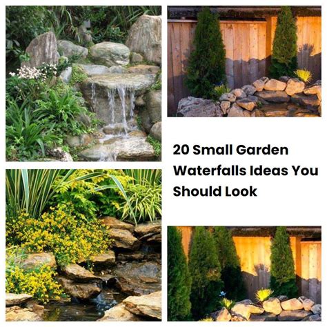 20 Small Garden Waterfalls Ideas You Should Look | SharonSable