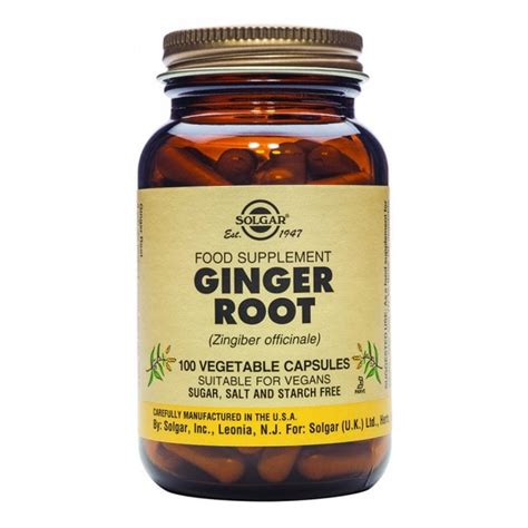 Solgar Ginger Root 100 Vegicaps