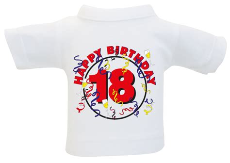 18 Happy Birthday Mini T Shirt Geschenkexpress Ch