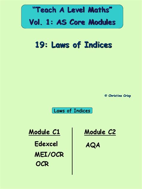 19 Laws Of Indices Rational Number Intellectual Works