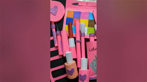 Paper Makeup Set Craftdiyunicorn Makeup Setshorts