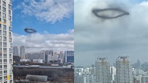 Extraño anillo de humo negro apareció en el cielo de Moscú