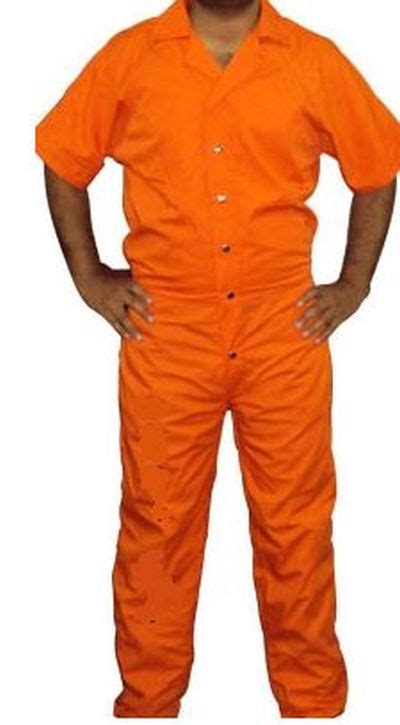 Prison Inmate Jumpsuit Triple Stitched Detainee Jumpsuit