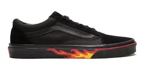 Tenis Vans Old Skool Flame Wall Classic Retro Streetwear Meses Sin