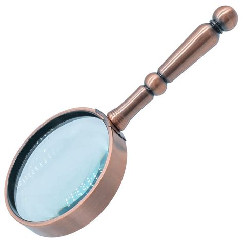 Justkraft 75 Mm Metal Hand Held Magnifier With 2x Magnification