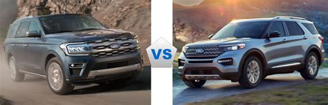 Finding Your Next Ford 2023 Ford Expedition Vs 2023 Ford Explorer