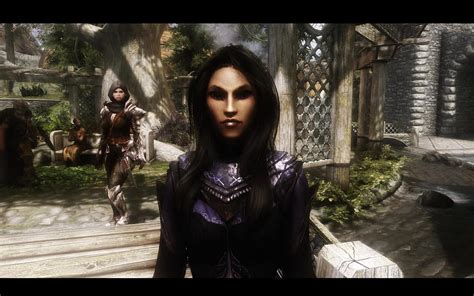 Attractive Wood Elf Follower Redesigned At Skyrim Nexus Hd Wallpaper