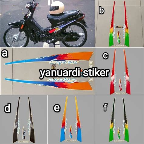 Jual STRIPING STIKER LIST STANDAR MOTOR CRYSTAL TUNE TAHUN 1993 SUZUKI