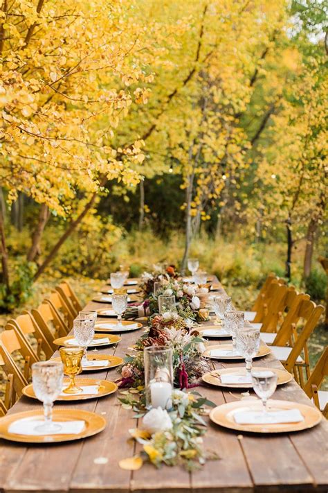 Eastern Sierra Mountain Wedding With Golden Yellow Leaves Mountain