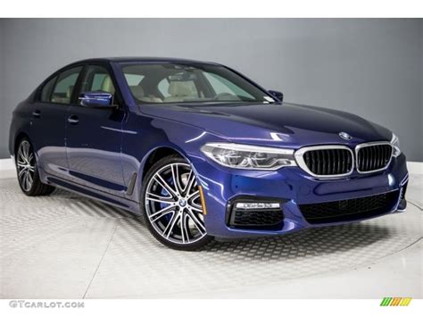 Mediterranean Blue Metallic 2017 Bmw 5 Series 540i Sedan Exterior Photo 120312704