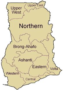 Regions of Ghana