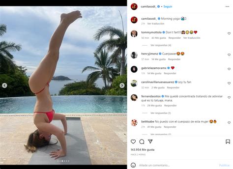 Camila Sodi Ense A Su Rutina De Yoga En Diminuta Ropa De Ba O Revista