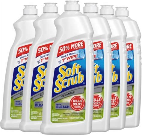 Soft Scrub Antibacterial Cleaner With Bleach Surface Cleanser 36 Ounce