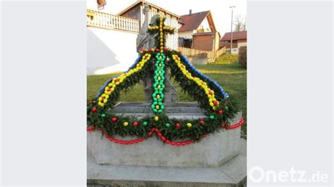 Gartler Schm Cken Osterbrunnen Onetz