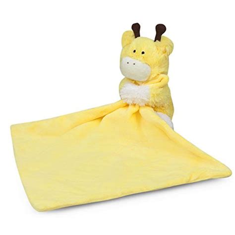 Waddle Unisex Yellow Giraffe Baby Security Blanket Stuffed Animal