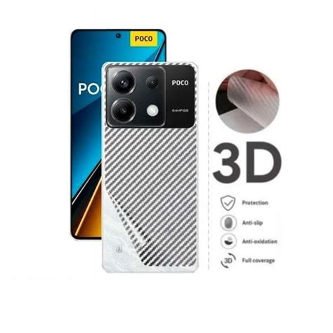 Jual Garskin Carbon Poco X Poco X Pro G Back Soft Skin Karbon